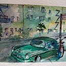 My project in Architectural Sketching with Watercolor and Ink course. Un proyecto de Ilustración arquitectónica de Daria Zubova - 14.08.2020