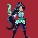 Meu projeto do curso: Introdução ao desenho de personagens em pixel art. Pixel Art projeto de Luan Santim Buonfiglio - 10.08.2020