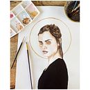 retrato 1 . Un proyecto de Pintura a la acuarela de minimaki - 11.08.2020