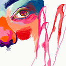 Mujer colores. Un progetto di Belle arti, Disegno, Disegno artistico, Disegno di ritratti, Disegno digitale, Disegno realistico, Illustrazione tradizionale, Illustrazione digitale, Pittura e Pittura digitale di Paula - 11.08.2020
