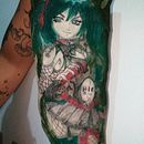 Fiz essa tatuagem numa folha de E.V.A, adorei misturar cores fiquei feliz com o resultado Ein Projekt aus dem Bereich Animation von Natália Rosane Pereira Santos - 11.08.2020