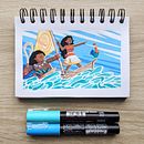 Posca Film Illustrations. Un proyecto de Ilustración tradicional de James Chapman - 12.08.2020