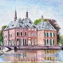 My castle in Architectural Sketching with Watercolor and Ink course. Un proyecto de Pintura a la acuarela de peter_terhuurne - 14.08.2020
