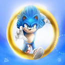 FAN ART - SONIC. Digital Drawing, Character Design, and Traditional illustration project by Willian Balbueno - 08.14.2020