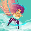 Climbing girl. Un projet de Illustration numérique de Lypska Marichka - 14.08.2020