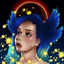 Mi Proyecto del curso: Retratos digitales de fantasía con Photoshop. Un progetto di Disegno, Disegno di ritratti, Disegno digitale, Illustrazione tradizionale, Illustrazione digitale, Pittura e Pittura digitale di Linda Trejo - 14.08.2020