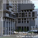 Vivienda de interes social: LA TORRE DE LOS ALISOS. Un progetto di 3D, Architettura, Architettura d'interni, Creatività, Design, Progettazione 3D e Scenografia di Alejandro Vanegas - 15.05.2017
