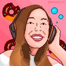 SugarDoughnut en Pixel Art. Ilustração digital, e Pixel Art projeto de Denis Pineda - 15.08.2020