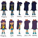 Mi Proyecto del curso: Diseño de personajes para animación con Photoshop. Character Design, and Digital Illustration project by Andrea Sosa - 08.18.2020