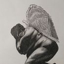 ¡ oh dios , me he caído del cielo ! Mi Proyecto del curso: Dibujo anatómico para principiantes. Projekt z dziedziny Trad, c i jna ilustracja użytkownika Fausto Alexis Gálvez Ponce - 19.08.2020