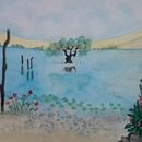 Meu projeto do curso: Ilustração em aquarela com influência japonesa. Een project van Aquarelschilderen van Ruth Nogueira - 19.08.2020