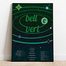 La Belle Verte: cartel tipografico para el curso de BlueTypo. Een project van Posterontwerp, Grafisch ontwerp, T y pografie van EASdesign - 25.07.2020