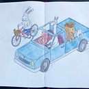 Mi proyecto del curso: The Art of Sketching: Transform Your Doodles into Art. Un projet de Illustration jeunesse, Illustration traditionnelle et Illustration à l'encre de cristiortega - 19.08.2020