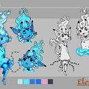 Elements - Concept Art. Concept Art, Desenho digital, Design de videogames, Ilustração digital, e Videogames projeto de Marina - 08.06.2020