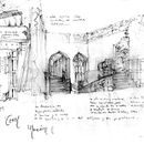 Urban Sketching. Un proyecto de Arquitectura, Bocetado, Dibujo, Dibujo a lápiz, Ilustración tradicional, Ilustración arquitectónica, Paisajismo y Pintura a la acuarela de Ana Velandia - 13.03.2020
