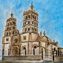 Primer proyecto arquitectura+acuarela - Catedral Basílica Menor Durango México. Un proyecto de Arquitectura de marycarmen0007 - 21.08.2020