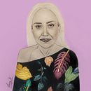 Mi Proyecto del curso: Retrato con lápiz, técnicas de color y Photoshop. Un progetto di Disegno, Disegno a matita, Disegno anatomico, Disegno di ritratti e Disegno digitale di Laura Marin Malo - 22.08.2020