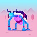 Ogu monsters. Creativit, Design, To, Design, Character Design, Traditional illustration, Digital Illustration, and Vector Illustration project by Io Garcia - 08.23.2020