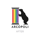 Rediseño de la marca arcópoli. Un progetto di Br, ing, Br, identit, Design di loghi e Graphic design di Natalia Acosta - 01.06.2017
