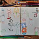 Mi Proyecto del curso: Técnicas de ilustración para desbloquear tu creatividad. Un proyecto de Ilustración tradicional de maite.lop.itu - 25.08.2020