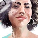 Retrato - Luli. Un progetto di Illustrazione tradizionale di Sonia Basch - 12.02.2020