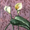 Meu projeto do curso: Pintura botânica com acrílico. Projekt z dziedziny  Sztuki piękne,  R, sunek atramentem, Malarstwo akr i lowe użytkownika Vanessa Rampado - 16.08.2020