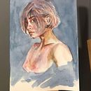 Mi Proyecto del curso: Retrato artístico en acuarela. Een project van Traditionele illustratie van giuorsini5 - 26.08.2020