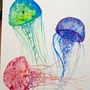 Proyecto final Medusas y Galaxia. Projekt z dziedziny Trad, c i jna ilustracja użytkownika Gisela Blasco - 26.08.2020