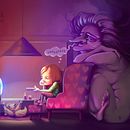 Preguiça . Lukisan Digital proyek oleh Rafa D'Agostini - 08.27.2016