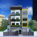 Edificio residencial multifamiliar . % Lorena Dantas tarafından hazırlanan 3D projesi - 08.27.2020