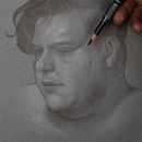 Retrato. Un progetto di Disegno a matita, Disegno di ritratti e Disegno realistico di Ulises Ortega Garcia - 06.04.2020