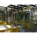 Mi Proyecto del curso: Rest. Palmira. Interior Architecture project by Johanna Hadid - 08.28.2020