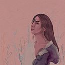 Mi Proyecto del curso: Retrato ilustrado con Procreate . Desen digital de Lucia Tessey - 08.29.2020