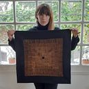 Bordado ocre. Embroider project by Francisca Corvera - 08.29.2020