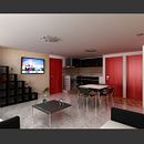 Modelado y renderizado de Departamento Tipo. 3D, Architecture, Digital Architecture, Interior Architecture, Creativit, Decoration, Realistic Drawing, Architectural Photograph, Architectural Illustration, Interior Decoration, and 3D Modeling project by Antonio Eleno - 08.29.2020