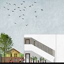 Architecture school projects. Un proyecto de Ilustración arquitectónica, Arquitectura, Dibujo artístico, Collage e Ilustración digital de Jazouli Kenza - 29.08.2020