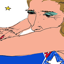 *She's the Mother of America *. Artistic Drawing, Character Design, Digital Drawing, Digital Illustration, Digital Painting, and Portrait Drawing project by Hugo Stuber Paredes - 10.08.2020