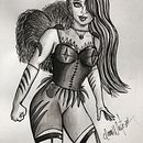 Mi Proyecto del curso: Diseño de personajes femeninos para cómics. Un progetto di Bozzetti di Claus White - 09.09.2020