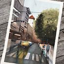 Mi Proyecto del curso: Paisajes urbanos en acuarela. Un proyecto de Pintura a la acuarela de lucreciaxb - 01.09.2020