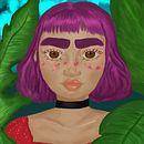Mi Proyecto del curso: Retratos digitales de fantasía con Photoshop. Un proyecto de Ilustración tradicional de Mayra Alejandra Giraldo Gonzalez - 01.09.2020