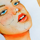 Mi Proyecto del curso: Retrato ilustrado en acuarela Ein Projekt aus dem Bereich Bildende Künste, Kreativität, Anatomische Zeichnung, Artistische Zeichnung, Realistische Zeichnung und Aquarellmalerei von Karina Araúz - 03.09.2020