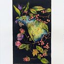 Loro Real prints. Intaglio, Aquatint and watercolor process. . Botanical Illustration, and Traditional illustration project by Catalina Peña - 09.04.2020