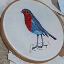 Mi Proyecto del curso: Pintar con hilo: técnicas de ilustración textil. Een project van Borduurwerk van tallertejidoschikis - 21.09.2020