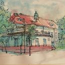 My project in Architectural Sketching with Watercolor and Ink course. Un proyecto de Ilustración arquitectónica de petro_matyas87 - 06.09.2020