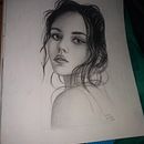 Mi Proyecto del curso: Retrato realista con lápiz de grafito Ein Projekt aus dem Bereich Realistische Zeichnung von seleneleeray - 07.09.2020