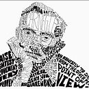 My project in Hand-Drawn Typographic Portrait course . Menggambar Artistik proyek oleh Leslie Kimble - 09.07.2020