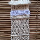 Meu projeto do curso: Introdução ao macramê: criação de um tapete decorativo. Un proyecto de Macramé de Camila Simões de Faria - 09.09.2020