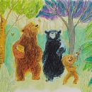 2020 Rínxols d'Or, Ricitos de Oro, Goldilocks. Traditional illustration project by Isabel Badia i Nogués - 09.09.2020