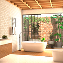 Banho F.A Ein Projekt aus dem Bereich Werbefotografie, 3D, 3-D-Design, Architektur, Innenarchitektur, Digitale Architektur, Dekoration von Innenräumen, Innendesign und Innenarchitektur von Bruna Luciano - 09.09.2020