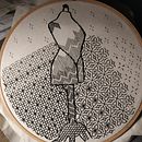 Mi Proyecto del curso: Introducción al bordado en blackwork. Embroider project by Miriam Medina - 09.09.2020